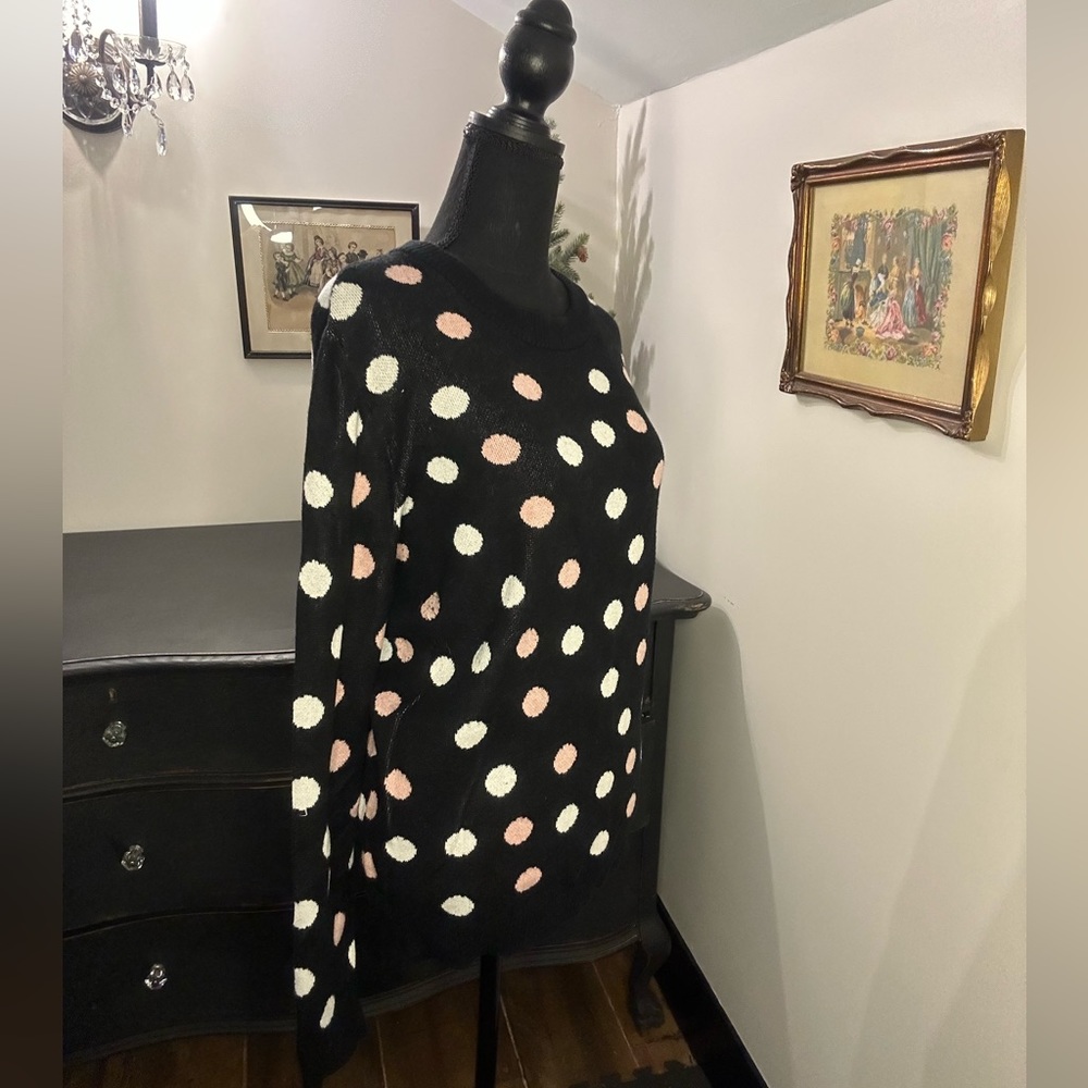 Polka dot PopSugar sweater size XL